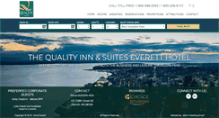 Desktop Screenshot of hoteleverett.com